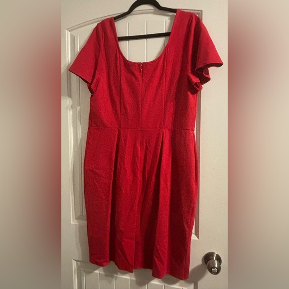 Red Corset Style Dress - Picture 4 of 6